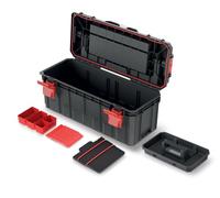 Kistenberg Caja de herramientas plástico 65x28x31,4 cm con compartimentos y mango ergonómico