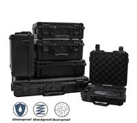 Caja de herramientas de plástico portátil Universal, con inserto de espuma, Estuche de transporte duro impermeable y a prueba de golpes con esponja precortada, 1 ud. 380x310x115mm