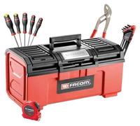Caja de herramientas FACOM 19, modelo BP.C19NCM2PF, que incluye: 5 destornilladores Protwist, 9 llaves fijas, un alicate multiusos, un trinquete y 6 dados