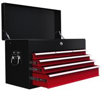 Caja de herramientas HOMCOM, maletín de herramientas vacío, con 6 cajones y cerradura