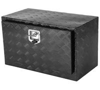 Caja de herramientas para camión VEVOR, caja para remolque debajo del chasis, caja de herramientas de 760 x 432 x 457 mm, caja de almacenamiento para camioneta, aleación de aluminio, caja de herramien
