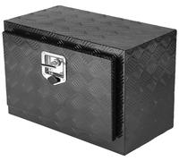 Caja de herramientas VEVOR para camiones, caja para remolque debajo del chasis, caja de herramientas de 610 x 355 x 405 mm, caja de almacenamiento para camionetas, aleación de aluminio, caja de herram