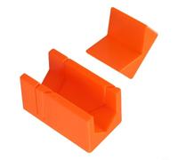 Caja de ingletes para carpintería para cortes precisos, mango ergonómico para reducir la fatiga, material ABS ligero para un fácil uso en proyectos domésticos