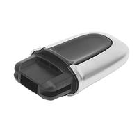 Caja de interruptor de arranque, cubierta decorativa de carcasa de interruptor de arranque de encendido ABS apta para Porsche Cayenne/Macan/Panamera(Plata)