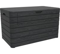 Caja de jardín de resina, capacidad de 100 kg, dimensiones 146 cm, modelo DOLOMITI 979L, color antracita