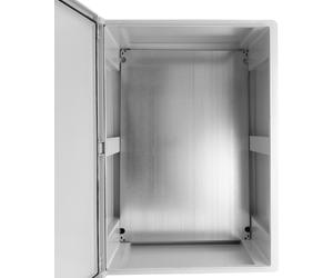 Caja de lectura con puerta, dimensiones 500x700x250 mm. Caja de distribución para montaje en superficie, grado de protección IP65, resistencia IK10