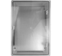 Caja de lectura con puerta transparente, dimensiones 500x700x250 mm. Caja de distribución para montaje en pared, grado de protección IP65