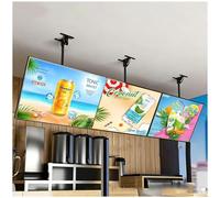 Caja de luz LED para carteles, pantalla ultra delgada con marco a presión, cartelera montada en la pared para negocios, tienda minorista y restaurante (vertical, 30 x 40 cm)