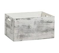 Caja de madera Rústica (L x An x Al: 35 x 25 x 18 cm, Madera)