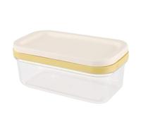 Caja de mantequilla, recipiente de plástico para mantequilla con tapa y cortador, caja de mantequilla para queso para refrigerar