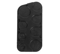 Caja de Monedas Portátil de Plástico Negro Compartimentos | Acceso Superior Abierto, Protección contra Humedad, para Euros y Cambio, Adecuado en Vehículo y Manejo