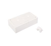 Caja de montaje Berker/B. Quadrat doble blanco 5310429909