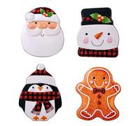 Caja de Navidad 4 piezas Santa Muñeco de nieve Colección Multifuncional para Niños Niñas Regalos