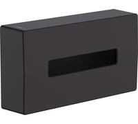 Caja de pañuelos cosméticos AddStoris de hansgrohe, 41774670, Color: negro mate