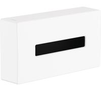 Caja de pañuelos cosméticos AddStoris de hansgrohe, 41774700, Color: blanco mate
