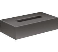 Caja de pañuelos cosméticos AXOR UNIVERSAL de hansgrohe, 42873340, Color: Cromo negro cepillado