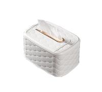 Caja de Pañuelos Cubierta de caja pañuelos, soporte Rectangular con almacenamiento, organizador decorativo moderno multifuncional Fundas para Porta Pañuelos(B)