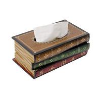Caja de pañuelos de Madera clásica Retro Envejecida Hecha a Mano, Soporte Rectangular para pañuelos, dispensador de Papel, servilletero, decoración del hogar para baño, Sala de Estar, Oficina, Coche,
