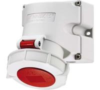 Caja de pared Mennekes, 16A, 5 polos, 6 horas, 400V, modelo 9142, enchufe CEE, grado de protección IP67