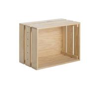Caja de pino macizo apilable - l51,2 x h28 cm 28 cm