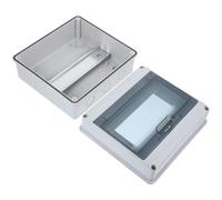 Caja de Protección de Distribución Eléctrica Ventana Transparente | Carcasa ABS y PC, Diseño sin Rebabas, Uso para Talleres Industriales y Estaciones de Carga Estilo Aleatorio
