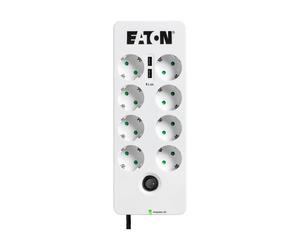 Caja De Protección Eaton 8 Din Protector Contra Sobretensiones Con Usb (Enchufe Europeo) - Pb8Tud