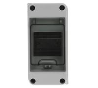 Caja de Protección Eléctrica Exterior Ip65, ABS PC Blanco | Ventana de Inspección Clara, Montaje en Pared y Carril Din, Entrada Superior E Inferior, Uso en Taller y Garaje
