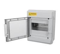 Caja de Protección Eléctrica Exterior Ventana Transparente y Tapa Sellada | Apertura Lateral, Montaje Flexible, para Cargadores Ev y Equipos al Aire, Lectura Visual del Estado