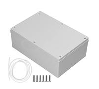 Caja De Proyecto De Plástico A Prueba De Agua, 90 X 160 X 240 Mm Cuboide ABS IP65 Recinto De Caja De Conexiones Electrónicas Para Proyecto Universal Al Aire Libre Sin Oreja Fija