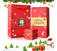 Caja de regalo sorpresa de 12 piezas, caja sorpresa de Navidad 2024, caja de regalo de explosión para dinero, caja de regalo desplegable para dinero en efectivo, juego de caja de regalo sorpresa de