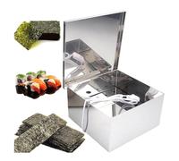 Caja de secado de algas, horno de algas marinas de acero inoxidable, temperatura ajustable, hace algas crujientes y nori, para el hogar, restaurantes de sushi