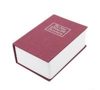 Caja de seguridad de estilo discreto con cerradura de combinación personalizable para una protección constante de los artículos de transporte diario (rojo)