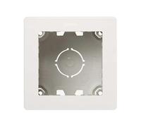 Caja de superficie compacta con marco 1 elementoSimon 20000811-090 Simon 270 Blanco