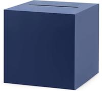 Caja de tarjetas azul marino para recuerdos de boda, buzón de cartón para recepción de boda, baby showers, aniversario, fiesta de cumpleaños, decoración de centro de mesa de graduación