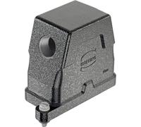 Caja de tela HARTING Han 10HPR, con 1 salida lateral para cables de tamaño M25, sistema de cierre por tornillo - 1 unidad