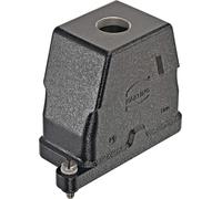 Caja de tela HARTING Han 10HPR, con salida de cable recta de 1xM25, sistema de cierre por tornillo - 1 unidad