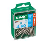 Caja de tornillos spax 4197000400602 tornillo de madera cabeza plana (