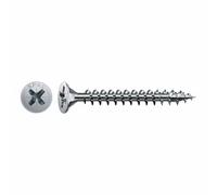 Spax International – Tornillos para madera Cabeza plana 3,5 x 50 mm – Caja 50 uds