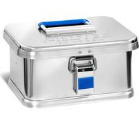 Caja de transporte Alutec COMFORT 12006, fabricada en aluminio. Dimensiones: 280 x 215 x 150 mm (largo x ancho x alto)