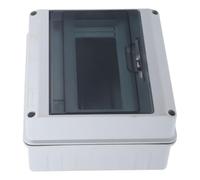 Caja Eléctrica de Distribución Ip65 de 8 Vías Ventana | PC ABS Blanco, Montaje en Pared para Cables y Disyuntores, Uso en Garaje y Estaciones de Carga Estilo Aleatorio