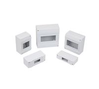 Caja eléctrica MCB, protección de disyuntor, caja plástico ABS, módulos superficie, distribución 1-8P(HGII-1P)
