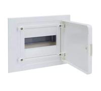 Caja empotrable golf serie VF, 1 fila, 8M, con puerta opaca blanca