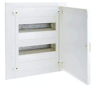 Caja empotrable golf serie VF, 2 filas, 24M, con puerta opaca blanca