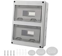 Caja Estanca Exterior de Distribución Eléctrica Para Empotrar, IP65, 24 Modulos, Cuadro Electrico de Superficie de Plástico ABS