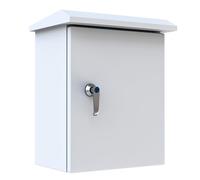 Caja Estanca Exterior Electrica Ip65, Caja Registro Electrico de Acero | Armario Electrico para Montaje en Pared con Cerradura y Placa de Montaje(40x30x20cm/16X12X8in)