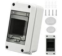 Caja Estanca Exterior Electrónica IP65, 3 Modulos Caja Cuadro Electrico Superficie de Superficie de Plástico ABS, Caja de Distribución Eléctrica Para Empotrar