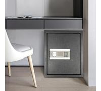 Caja fuerte con cerradura electrónica de combinación y sistema de alarma, fabricada en acero resistente al fuego
