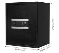 Caja fuerte digital, caja fuerte de seguridad digital con teclado, caja fuerte para dinero en efectivo, caja fuerte grande tipo mueble, cajas fuertes electrónicas tipo mueble, para uso doméstico, para
