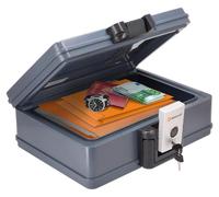 Caja fuerte ignífuga - A4 - Impermeable - Cerradura con llave - Para documentos y objetos de valor