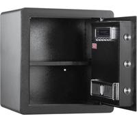 Caja fuerte ignífuga de 51 litros – Resistente a robos – Con cerradura numérica y llave – Impermeable – Ideal para el hogar, la oficina, dinero y joyas